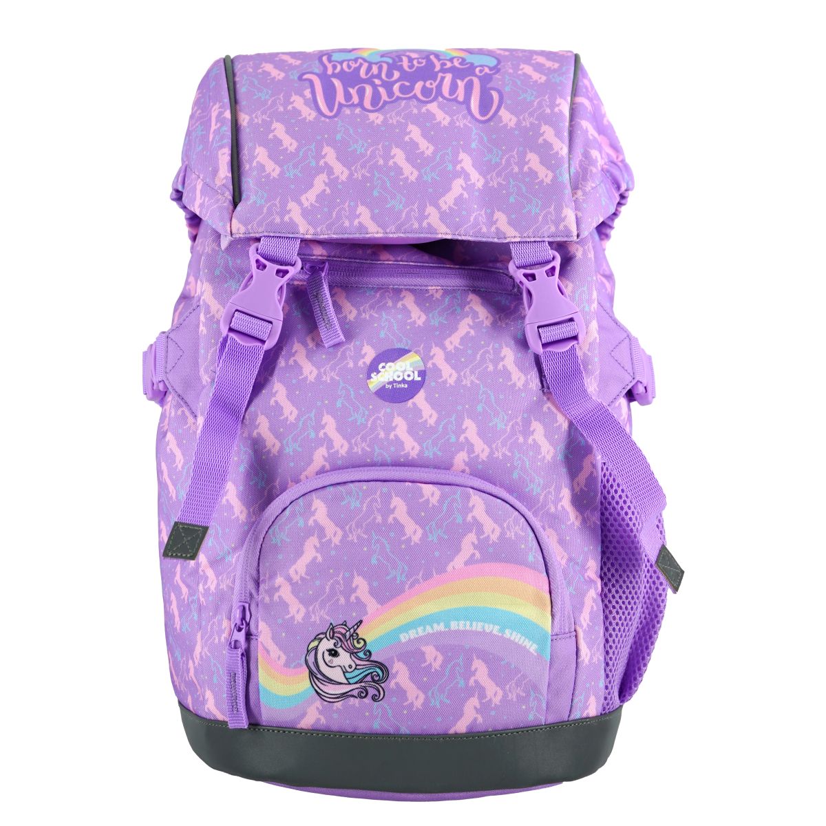 SKOLESEKK 22L UNICORN LILLA TINKA COOL SCHOOL
