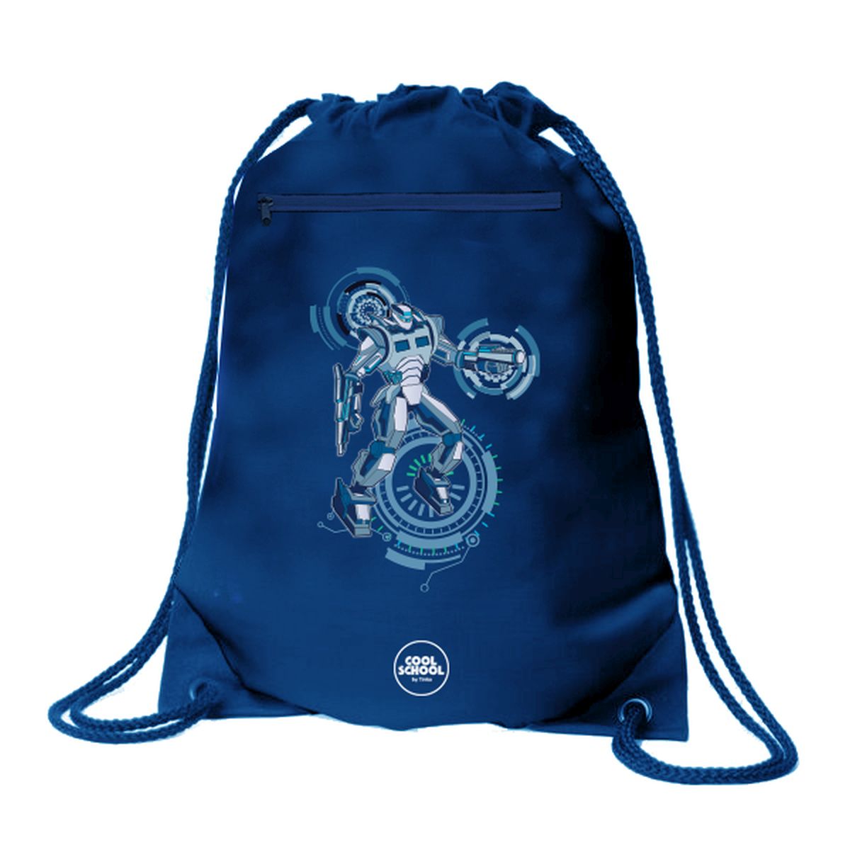 GYMBAG 34X45CM CYBER ROBOT TINKA COOL SCHOOL