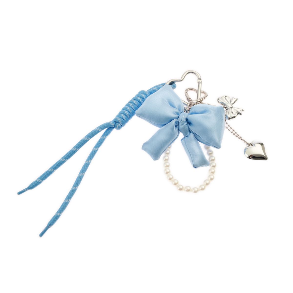 BAG CHARM BLÅ SLØYFE TINKA