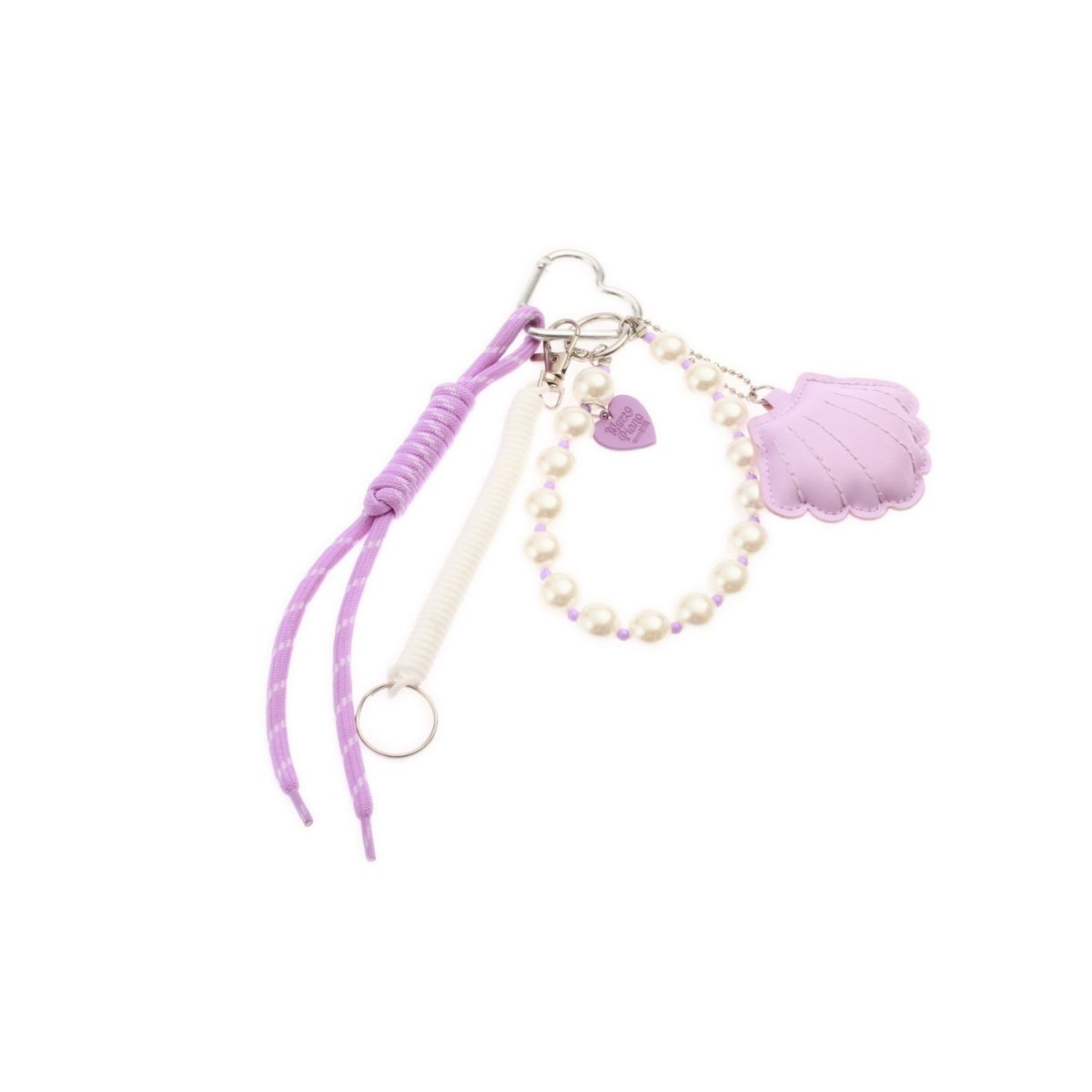 BAG CHARM LILLA SKJELL TINKA