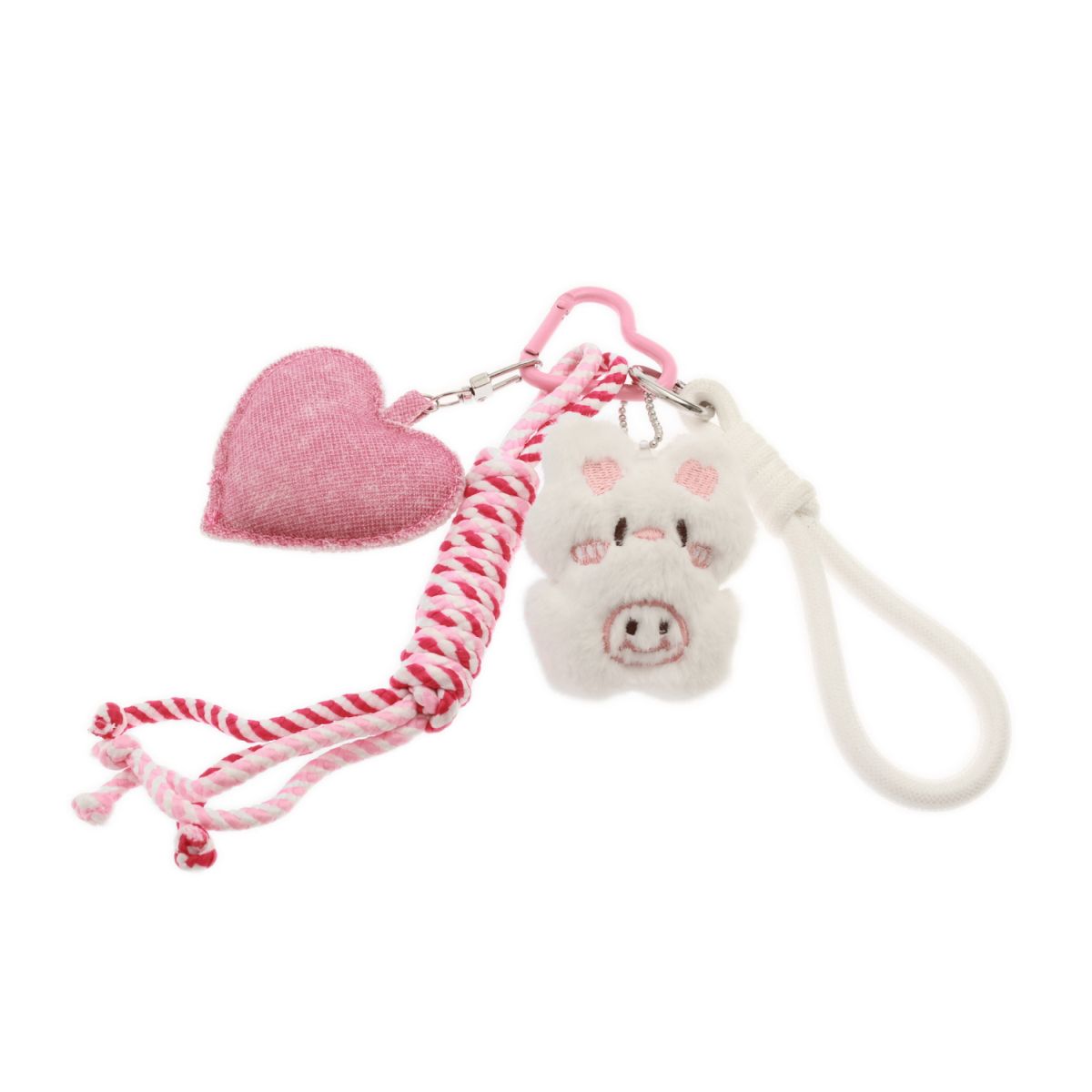 BAG CHARM HVIT TEDDY TINKA