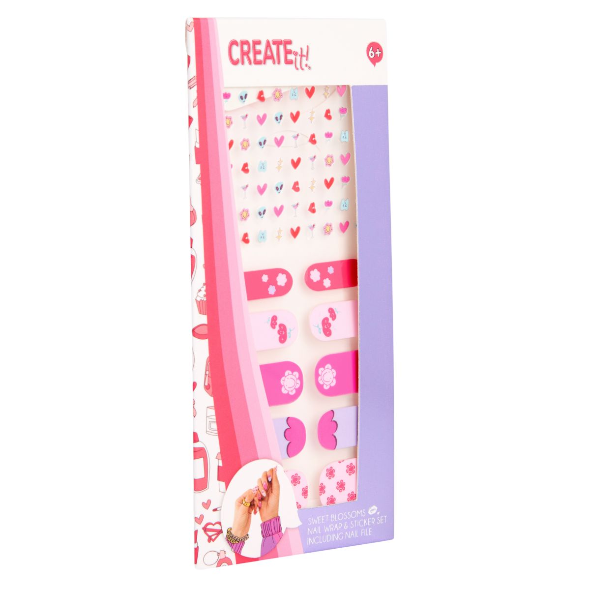 NAIL STICKERS/NAIL WRAP MED FIL  CREATE IT!