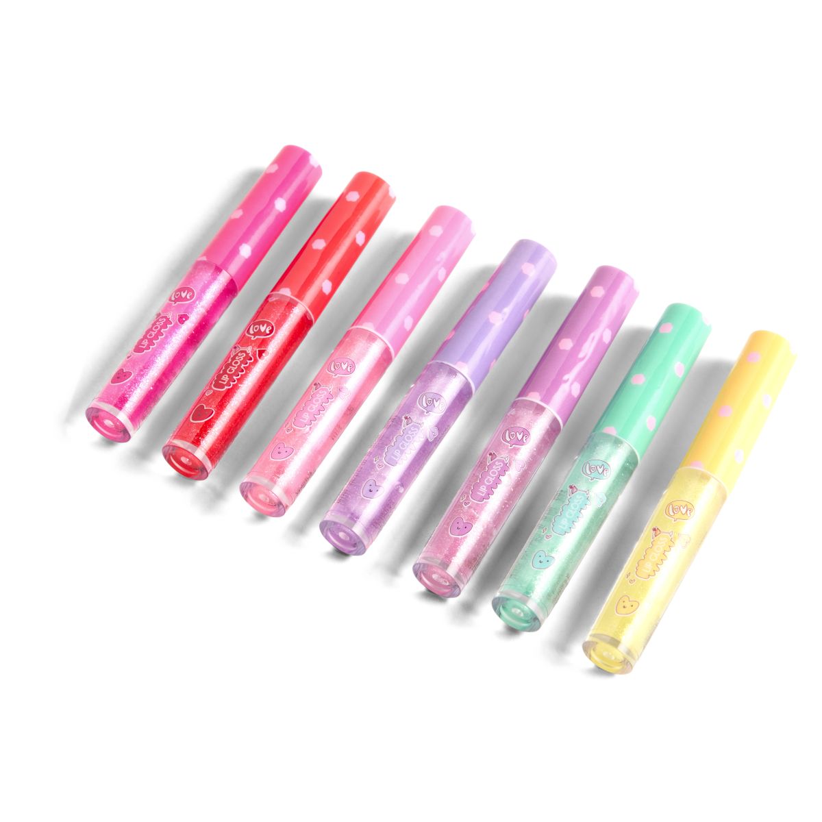 LIPGLOSS W GLITTER&SCENTED 7PCS CREATE IT!