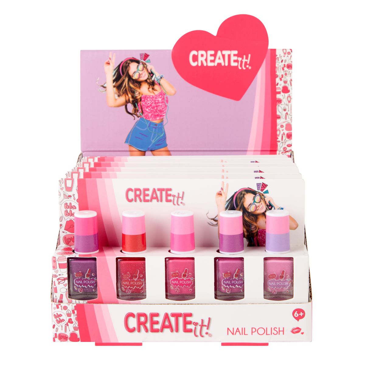 NAIL POLISH I 5-PACK DISPLAY CREATE IT!