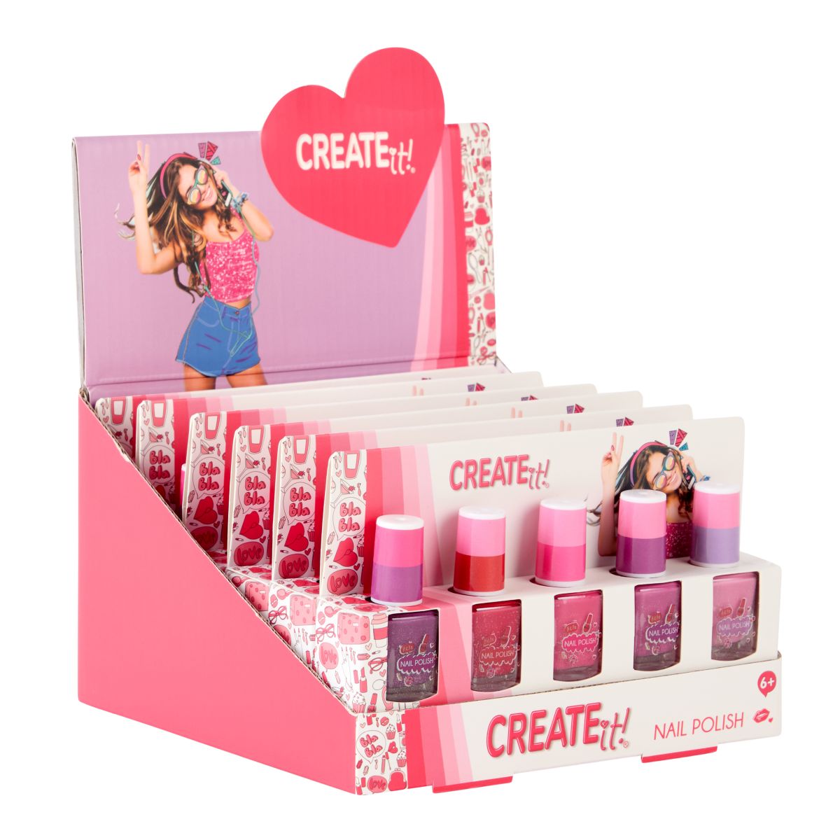 NAIL POLISH I 5-PACK DISPLAY CREATE IT!