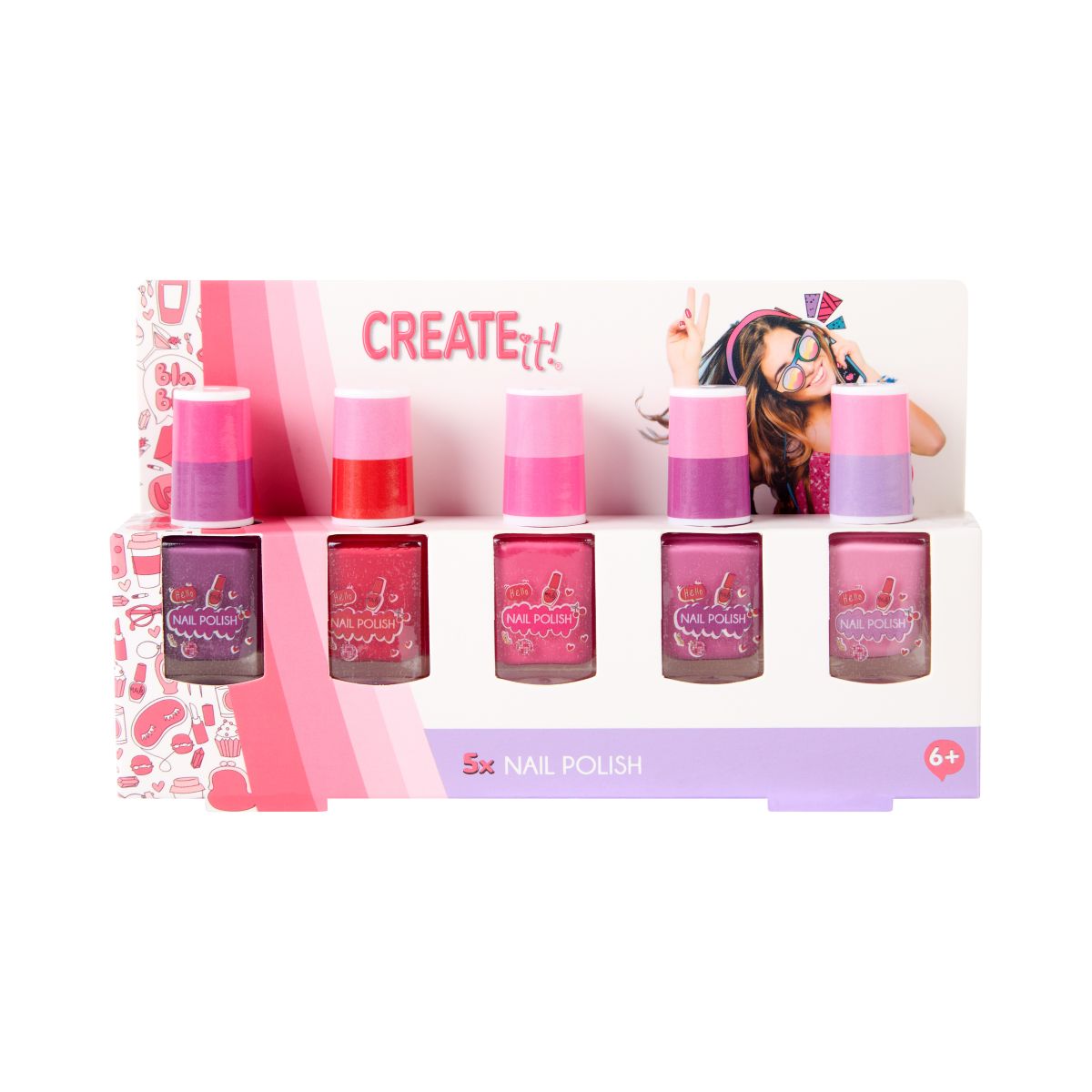 NAIL POLISH I 5-PACK DISPLAY CREATE IT!
