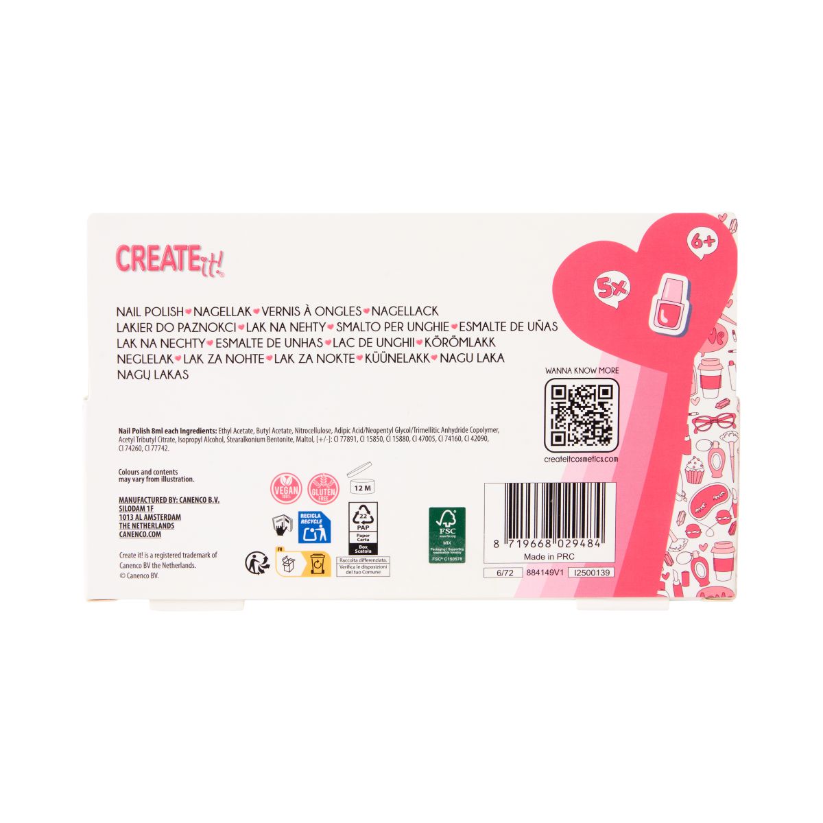 NAIL POLISH  I 5-PACK DISPLAY CREATE IT!