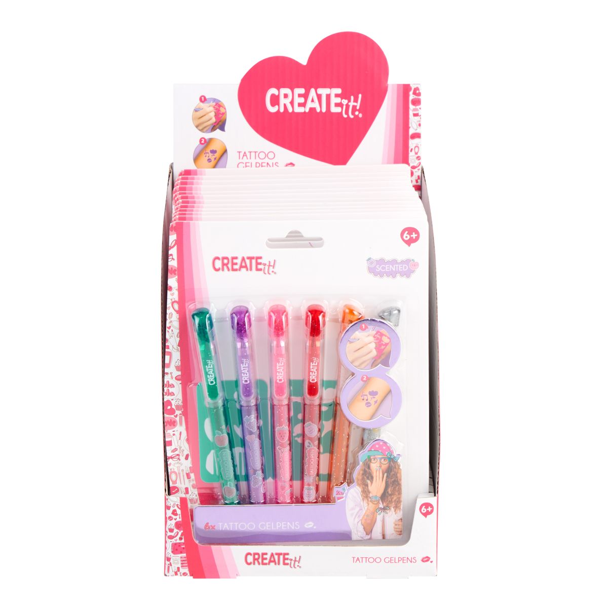 TATTOO PERFUME PEN 6X&2 STENCIL CREATE IT!