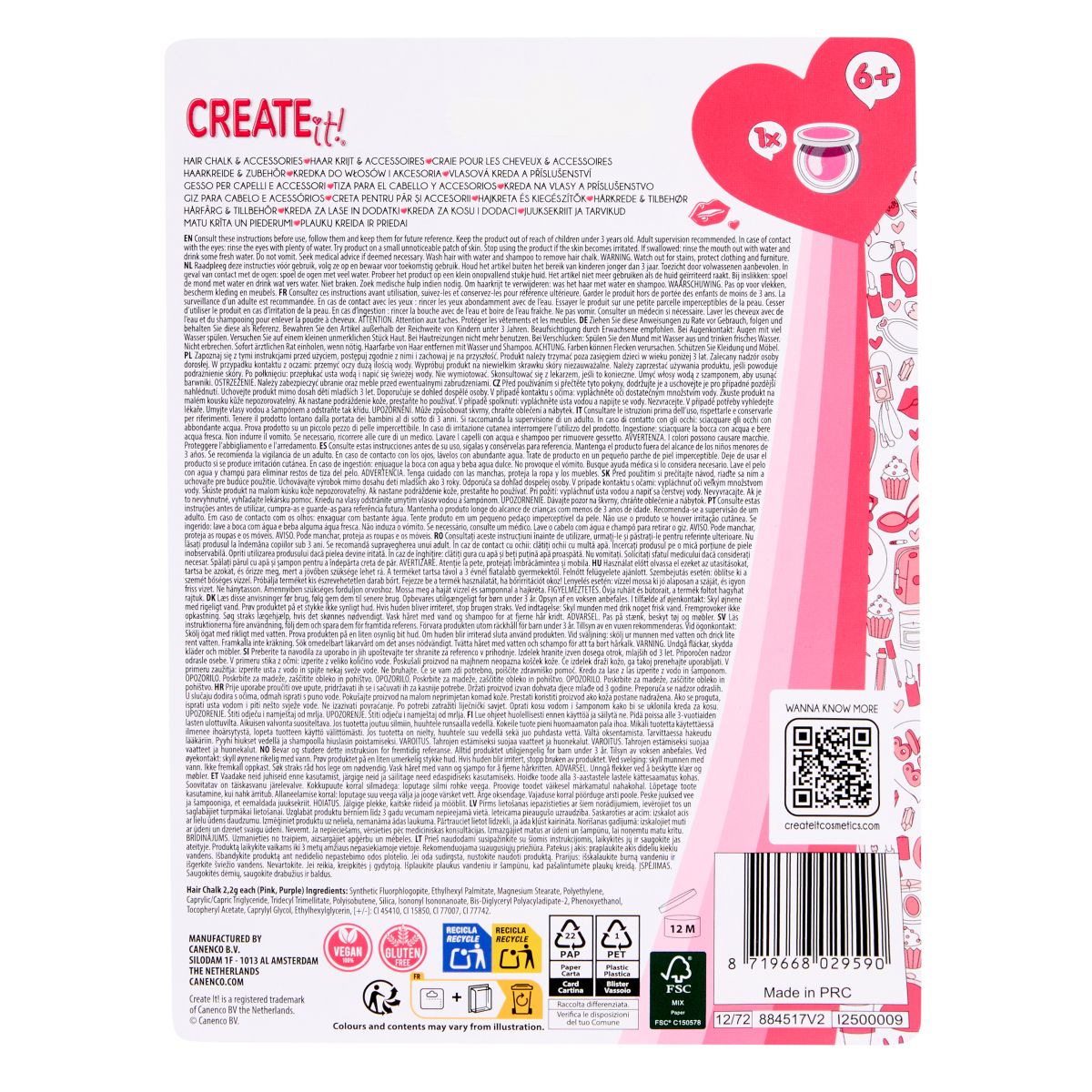 HÅRKRITT/HÅRSTIKK 2ASS CREATE IT!