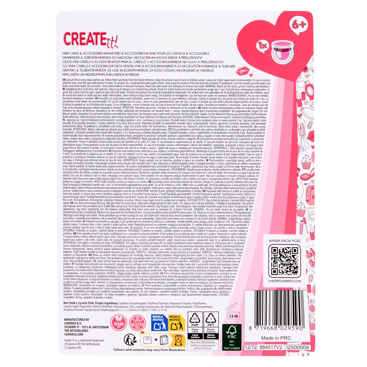 HÅRKRITT/HÅRSTIKK 2ASS CREATE IT!