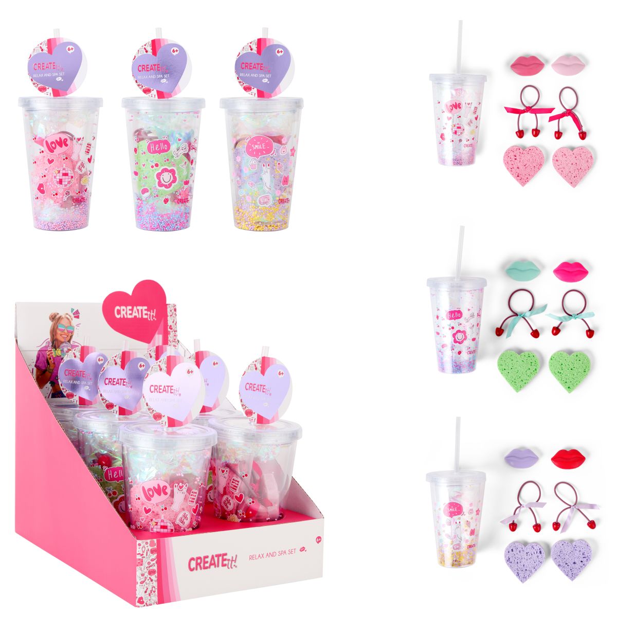 PAKKE (6PK) SIPPER BEGER RELAX SPA SET 3ASS CREATE IT! PAKKE (6PK) SIPPER BEGER RELAX SPA SET 3ASS CREATE IT!