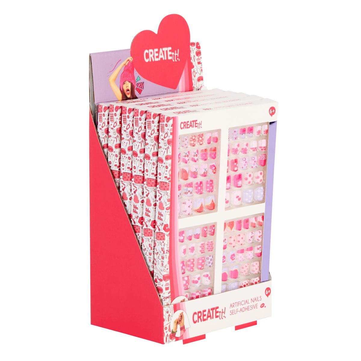 SELVKLEBENDE NEGLER 4SETT/96STK CREATE IT!