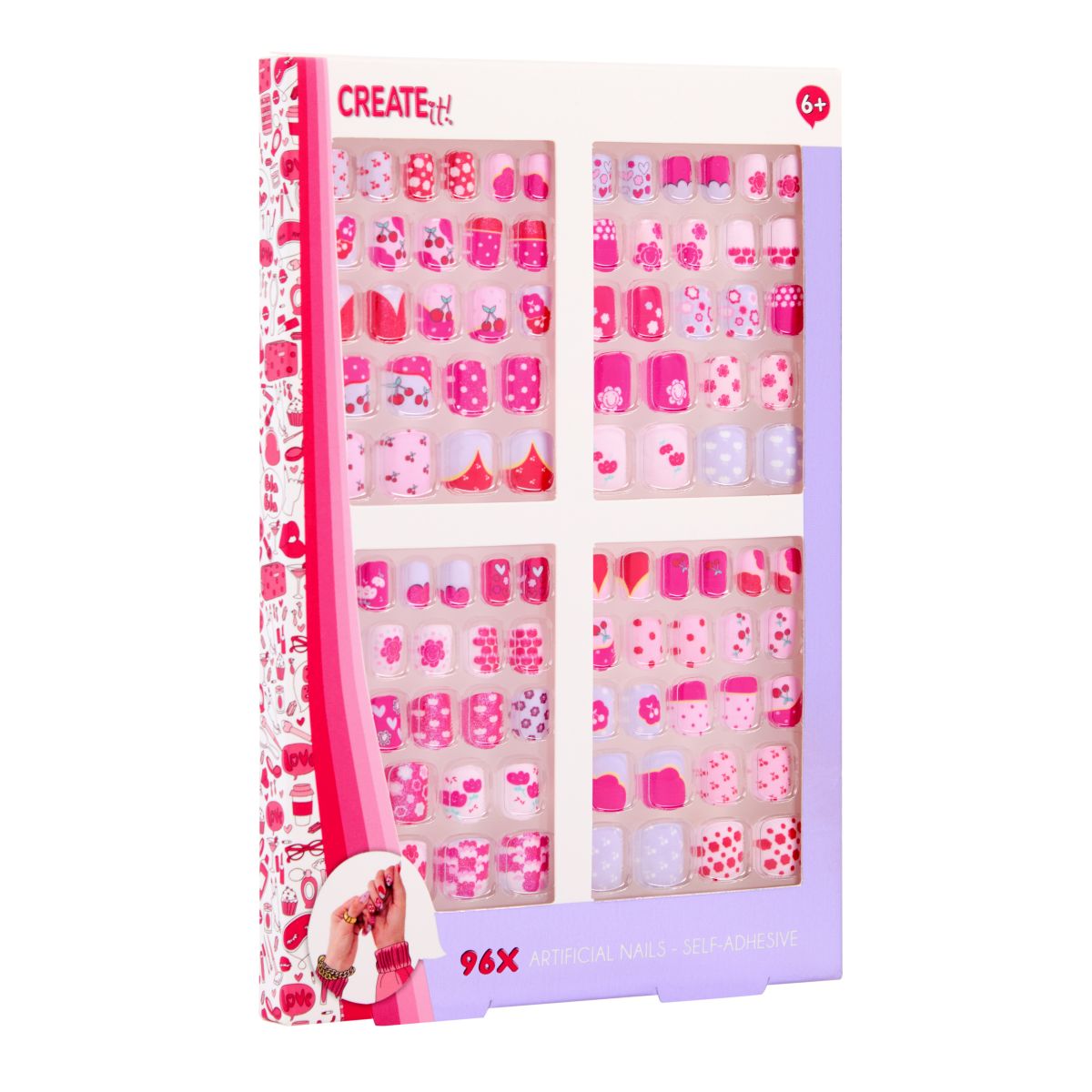 SELVKLEBENDE NEGLER 4SETT/96STK CREATE IT!