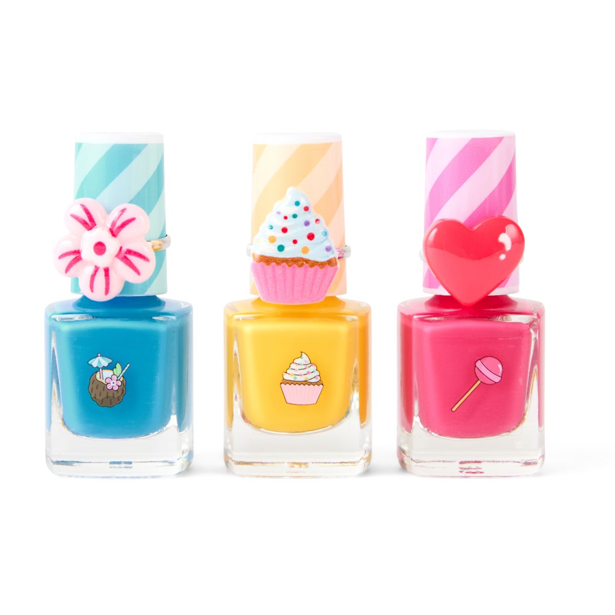  > |884807V1PACK| - NEGLELAKK M RING SETT CANDY EXPLOSION CREATE IT! **