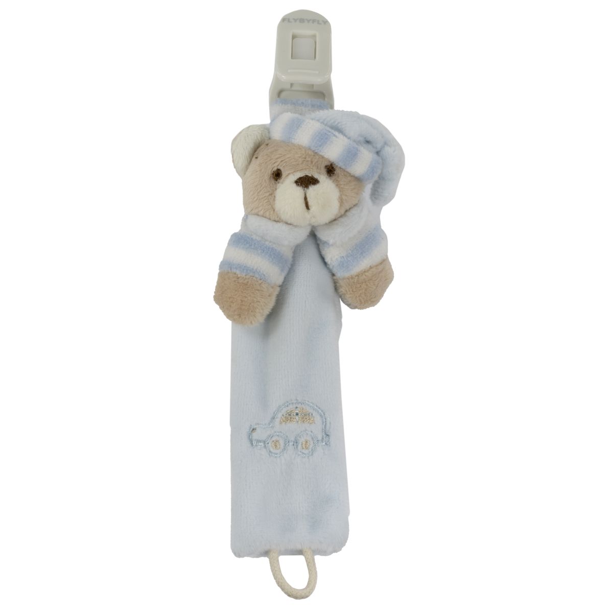 SMOKKEHOLDER BAMSE 18CM BLÅ TINKA BABY