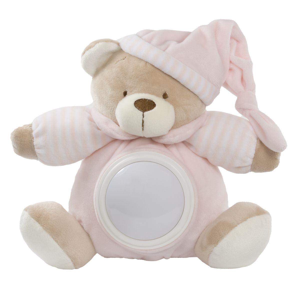 BAMSE MED LYS 21CM ROSA TINKA BABY