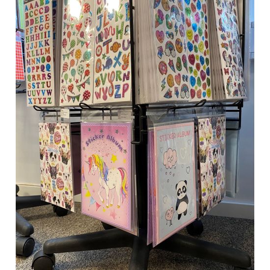 BUNNDEL TIL STICKERSALBUM/STICKERSSTATIV 90-0502