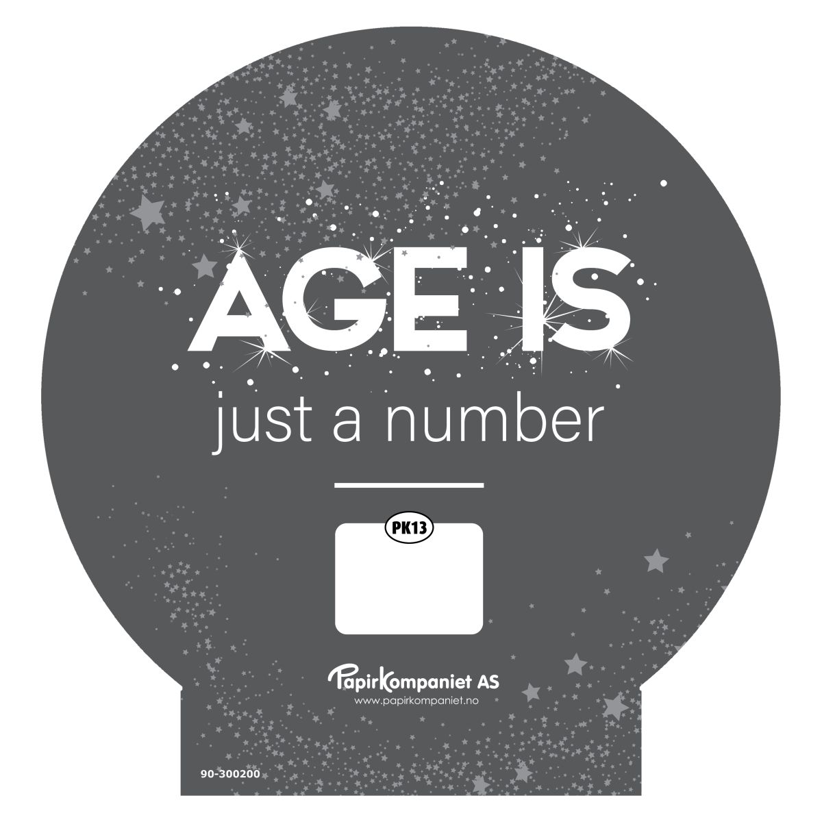 HEADER AGE IS JUST A NUMBER