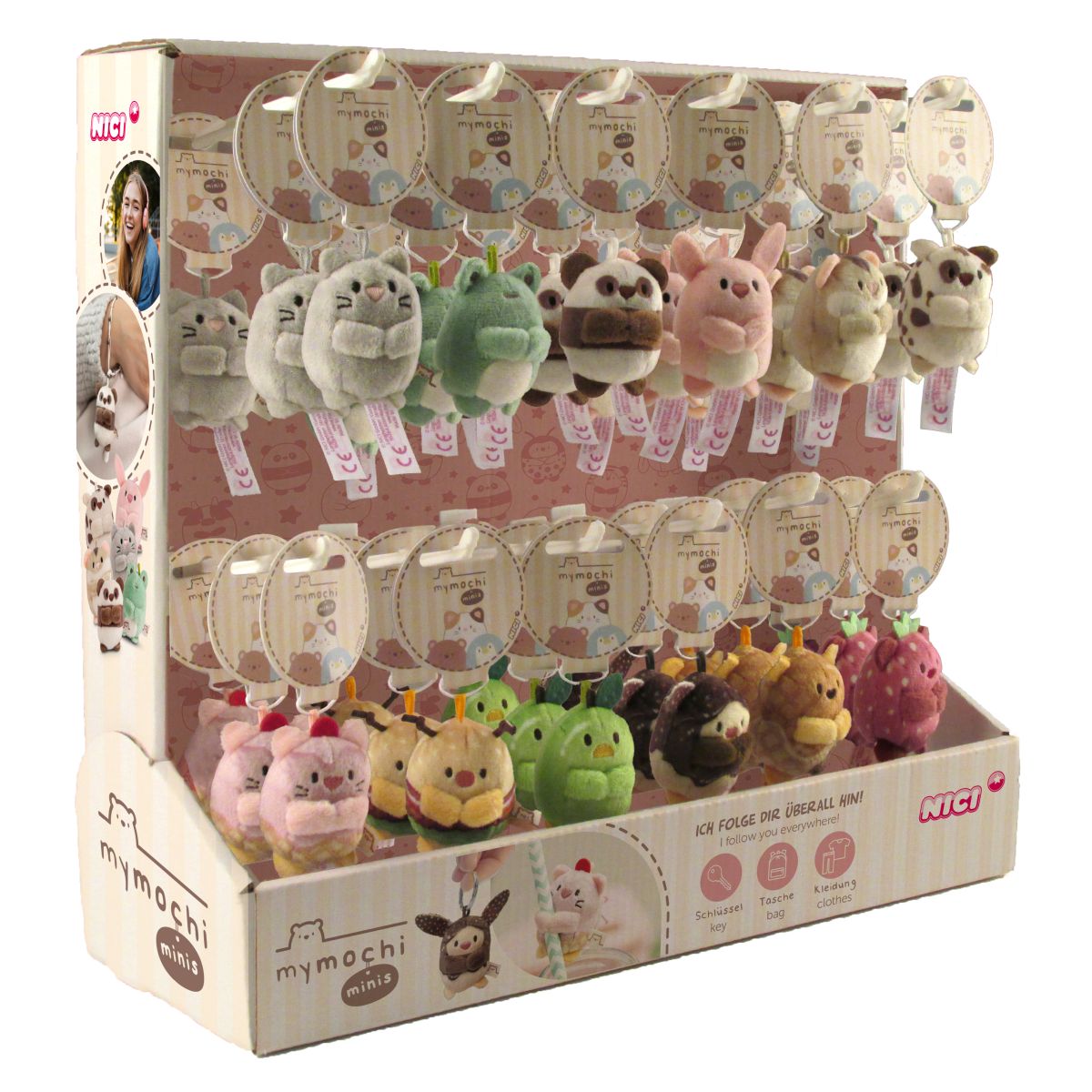 PAKKE MYMOCHI 5CM MINIS 2 I DISPLAY NICI