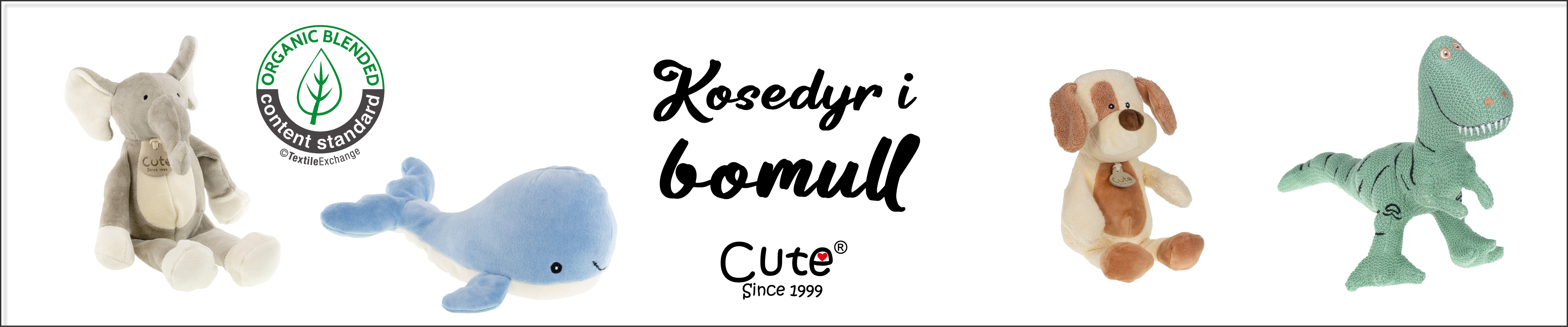 Kosedy i økologisk bomull